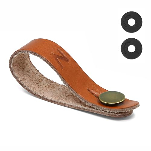 Nefelibata Guitar Strap Lock, Leather Guitar Strap Button, Headstock Adapter Tie,Guitar Neck Strap for Acoustic, Ukulele Strap & Mandolin,Come with Free 1 Pair Strap Locks