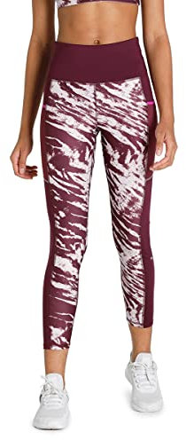 PUMA Run 5k Graphic HW 7/8 Tight W Calze, Viola, S Donna