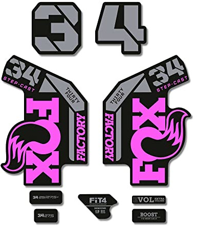 STAR SAM Aufkleber Fox 34 Factory Step Cast 2022 (Violett)
