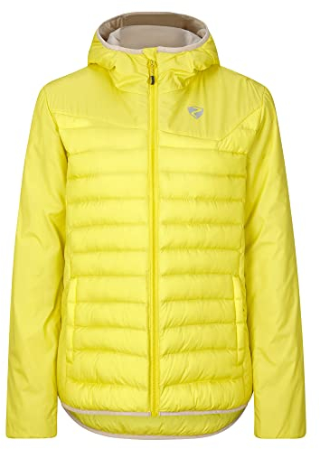 Ziener Damen NANTANA Wärme-Jacke Outdoor/Skitour | winddicht, Wolle, PFC frei, lemon glaze, 40