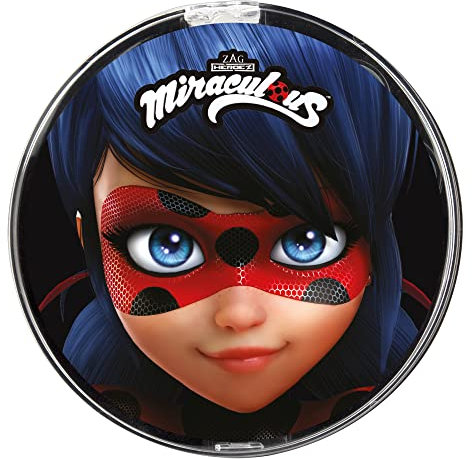 Miraculous - Ladybug’s Glam Disc, Lidschattenpalette mit 11 glitzernden und schimmernden Eyeshadows