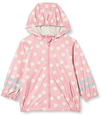 Playshoes Regenjacke Unisex Kinder Wind- und wasserdicht Regenmantel Regenbekleidung, Margerite, 92