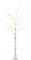 HOMCOM 6ft Artificial White Birch Tree Light with Warm White Pre-Lit LED Light for Indoor and Covered Outdoor Use