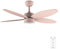 Cecotec Ventilador de Techo con Luz EnergySilence Aero 4260 Full Orange de 40 W con motor DC y 42” con luz LED, Mando a distancia, Temporizador, 6 Velocidades y 5 Aspas Reversibles