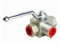 3-Wege-Hydraulik-Kugelhahn Hydraulische 3Way Innengewinde Hochdruck-Kugelhahn-M14* 1.5toM27* 2-500 Bar MWP-M14* 1.5-DN6