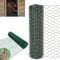50CM x 25M Sechseckgeflecht Grün Sechskant-Geflecht Drahtzaun Gartenzaun 6-Eckgeflecht Maschenweite 25 mm Drahtzaun Geflecht Kleintiergehege Hasendraht Volierendraht Kaninchendraht Metall Drahtg