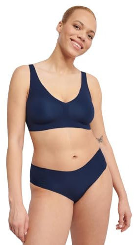sloggi Damen Zero Feel 2.0 Bralette, Navy Blue, XL