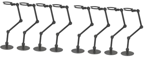 SAFIGLE 8stücke Teiliges Action Figure Stand Verstellbare Displaysäulen Für Sammelpuppen Und Figuren Stabiler Mit Robuster Basis Für Modellpräsentation