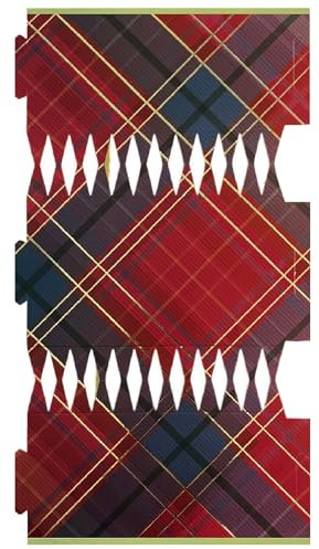 Simply Products 6pc Make and Fill Your Own Christmas Party Cracker Kit - Festive Seasonal Cracker Craft DIY Kit (Tartan.)