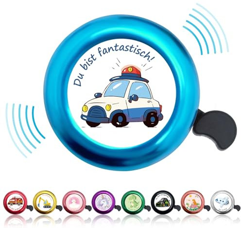 DADAPANGHU Fahrradklingel Kinder, Klingel Fahrrad Kinder, Laut Fahrrad Klingel Kinder Jungen Mädchen für Fahrrad Laufrad Roller Dreirad, Kinder Fahrradklingel Mädchen Jungen Viele Farben