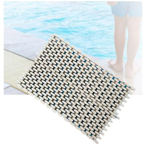GCGC Rejilla De Drenaje For Desbordamiento De Piscinas, Rejilla De Drenaje For Piscinas, Rejilla De Canaletas De Baño Tipo Hebilla De Cadena For Baños Interiores De Granjas(30x100CM/1pieces)