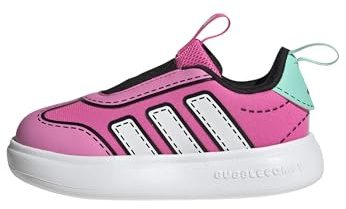adidas Unisex Baby BUBBLECOMFY Shoes Infants, Lucid Pink/FTWR White/Flash Aqua, 4 UK Child