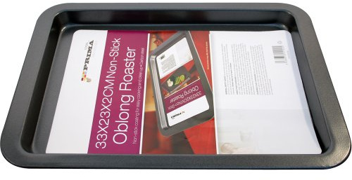 PRIMA 33 x 23 x 2 cm Non-Stick Oblong Roaster
