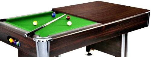 Winsport Poolbillardtischabdeckung Sedona (braun, 7 ft.), wasserresistent, Polyester