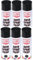 BLACK MATT AUTO SPRAY PAINT X6