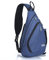 EGOGO Multifunktions Schultertasche Rucksack Crossbody Tasche Sling Tasche Wandern Dackpack ein sollte Schultergurt für Männer und Frauen E300-4 (Blue)