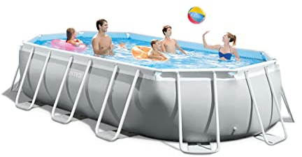 Intex 16.5'X9'X48 Prism Frame Oval Pool Set