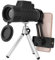50 x 60 Monocular Telescope for Mobile Phone，Day and Night Vision Monocular with Phone Clip and Tripod- Waterproof Optical Glasses-Ideal for Hunting, Travel, Birdwatching and Hiking