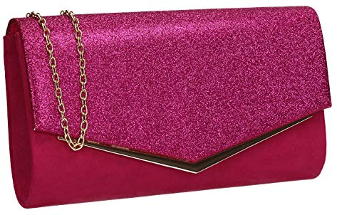 SwankySwans Janey, Pochette Femme, Fuchsia, Taille Unique
