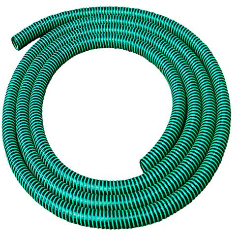 MegaHaustechnik Saugschlauch Spiralschlauch Innendurchmesser NW 25 mm 1 Zoll Länge Rolle 5m Meter lang Druckschlauch Förderschlauch Pumpenschlauch Teichschlauch Bewässerung grün