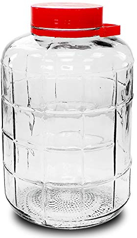 10L Glass Party Beverage Drinks Dispenser Water Cocktail Tap Juice Punch Jar Jug
