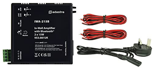 Adastra | Bluetooth In-Wall Full Stereo Amplifier | 2 x 15W