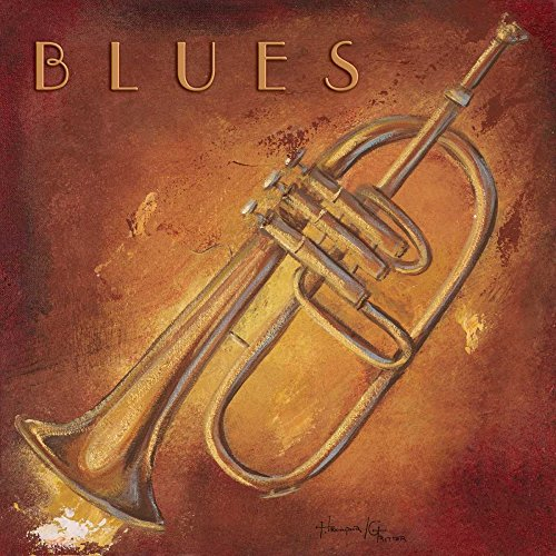 Feeling at home KUNSTDRUCK auf MATTE PAPIER 220gr BLUES Hakimipour-Ritter - Musik quadrat Poster Blues Flow Jazz Rhythm Music S Bild auf Papier cm_91_X_91