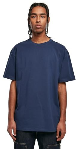 Urban Classics Herren T-Shirt Heavy Oversized Tee, Oversized T-Shirt für Männer, Baumwolle, Rundhals, darkblue, 4XL