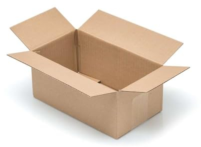 10 Stück Faltkarton Versandkartons 350 x 250 x 150 mm, DHL, DPD, GLS konforme Verpackung, Kartons für den Paketversand