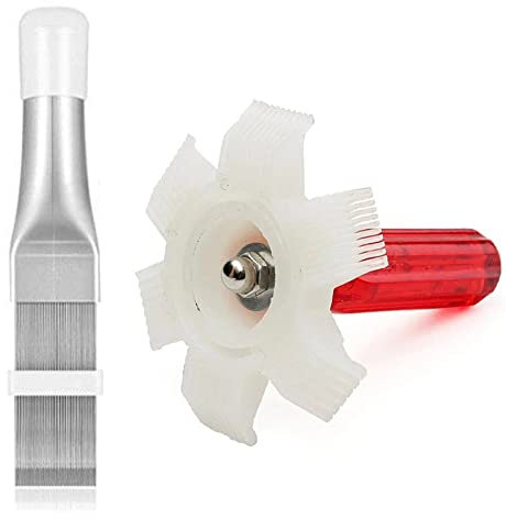 Lipfer Air Climatiner Fin Peigne Radiateur Condenseur AC Aigneur Arrière Lserterer Nettoyer Amérique De L'outil De Réparation pour Le Nettoyage De Voiture Radiateur De Réfrigération
