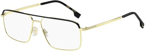 HUGO BOSS BLACK Brille BOSS 1606 Größe 58-14 mm Gold Schwarz