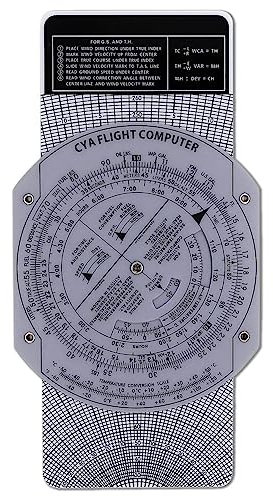 Greethga Flight Computer Aviation Traceur Règle Calculateur Circulaire Utilisé Dans La Formation Aviation Pilotes,