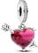 Pandora Moments 793085C01 pendentif en forme de coeur