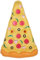 Raycool Flotador Pizza Hinchable Acuático Infantil | 165 x 140 x 32 CM | Diversión en la Piscina