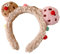 Bottone Niedliches 3D-Cartoon-Keks-Stirnband, Make-up-Haarreif, flauschiges Plüsch-Haarband, Haar-Accessoires, Foto-Requisiten für Frauen und Mädchen