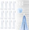 Fengxunzmm 12 Piezas Gancho de Radiador Baño, Ganchos de Toalleros de Baño, Ganchos para Colgar Toallas de Baño, Gancho de Toallero Ducha, para Baño, Cocina (Blanco)