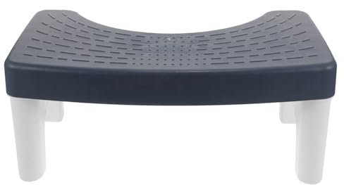 HAPINARY Toiletten-tritthocker Hock-toilettenhocker Stabiler Badezimmerhocker Praktischer Toiletten-hockhocker Kompakt Und Platzsparend Aus Pp-Material Stark Und Robust