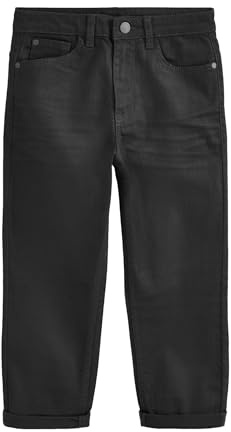 Next Niños Vaqueros elásticos con Corte Holgado Negro 11 Años