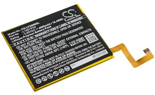 Eotdoo Batterie de rechange 4800 mAh pour LEN0V0 Tab M10 Plus, TB-X606F, numéro de pièce : L19D1P32