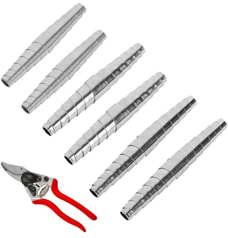 6 Stück Feder für Gartenschere,Edelstahl Gartenschere Feder 6cm 7cm 8cm,Universal,Ersatzfeder für Reparatur Baumscheren,Astscheren(Silber)