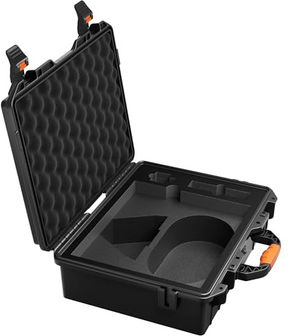 Starlink Mini Case,Waterproof & Portable Travel Bag for Starlink Mini,Black | Lockable Starlink Mini Storage Case with Molded Foam for Starlink Mini Accessories