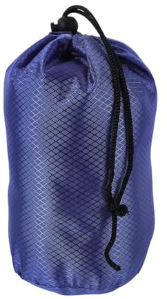 Skisuno Bolsa De Almacenamiento Con CordóN Para Ropa Organizador Ligero Y Compacto Para Viaje Bolsa De CompresióN Para Chaquetas De Plumas Y Equipaje 8.26X7.08X0.07 Pulgadas