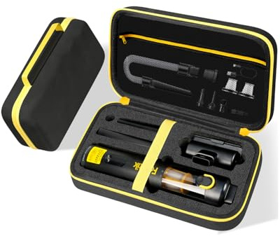 Lokyoyo Funda de transporte compatible con Fanttik Slim V8 Apex, V10 Apex, V8 Mate, V10 Mate, aspiradora inalámbrica para coche, forro suave a prueba de golpes, alta capacidad, almacenamiento portátil