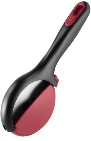 Tefal - Découpe pizza Ingenio avec étui de protection - Inox - Noir | Coupe pizza efficace parmi les couteaux et ustensiles de cuisine - Lame amovible pour nettoyage - Étui de rangement sécurisé