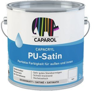 Caparol Capamix Capacryl PU-Satin Basis M 2,4 ltr 2,500 L