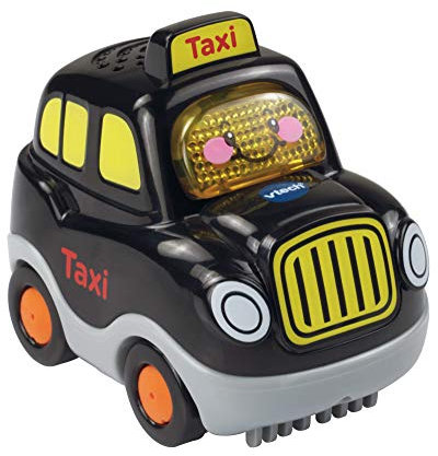 Vtech Toot-Toot Drivers Taxi | Interactive Toddlers Toy for Pretend Play with Lights and Sounds | Suitable for Boys & Girls 12 Months, 2, 3, 4 + Years, English Version, Black