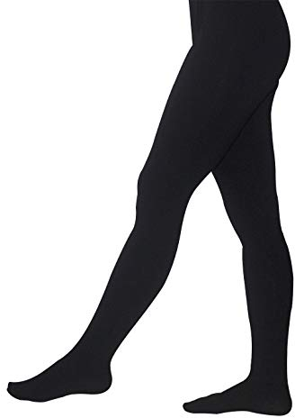 AceAcr Ballett-Strumpfhose für Herren und Jungen, weich, für Gymnastik und Tanzen - Schwarz - X-Groß