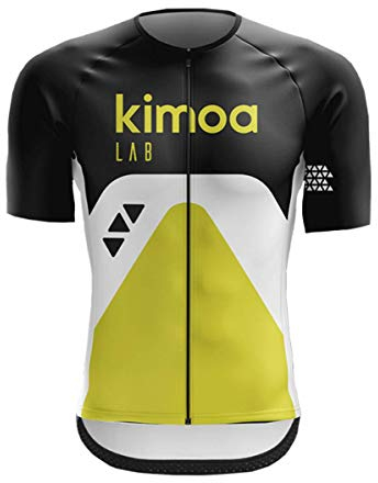 KIMOA - Maillot Ciclismo, Adultos Unisex, Bicolor, Estandár