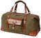 DRAKENSBERG Reisetasche 'Sam' - Canvas Weekender Herren und Damen mit Leder im Vintage-Safari-Design, 50L - Oliv-Grün, DR00143