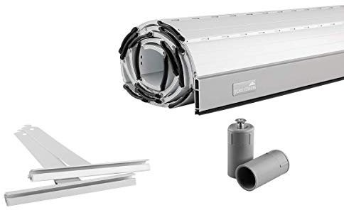 Schellenberg Rolladen Maßanfertigung, Rolladenpanzer Aluminium, Auswählbar: Breite 50-200 cm, Höhe 100-230 cm, System Mini, Farben Grau, Anthrazit, Silber, Weiß